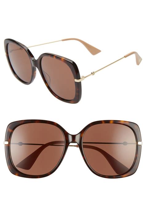 gucci 1071s sunglasses|gucci 57mm square sunglasses havana.